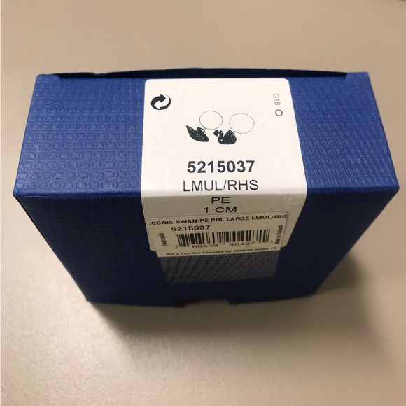 Authentic SWAROVSKI Iconic Ombre Rose Crystal Swan Earrings #5215037 - Picture 7 of 7